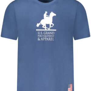 US GRAND MEN'S SHORT-SLEEVE T-SHIRT BLUE U.S. GRAND