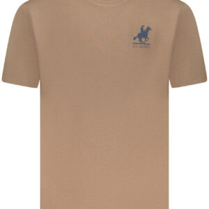 US GRAND MEN'S SHORT-SLEEVE T-SHIRT BROWN U.S. GRAND