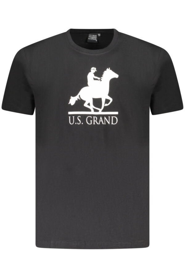 US GRAND POLO SHORT SLEEVE T-SHIRT MEN BLACK