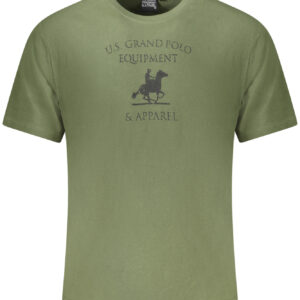 US GRAND MEN'S SHORT-SLEEVED GREEN T-SHIRT U.S. GRAND