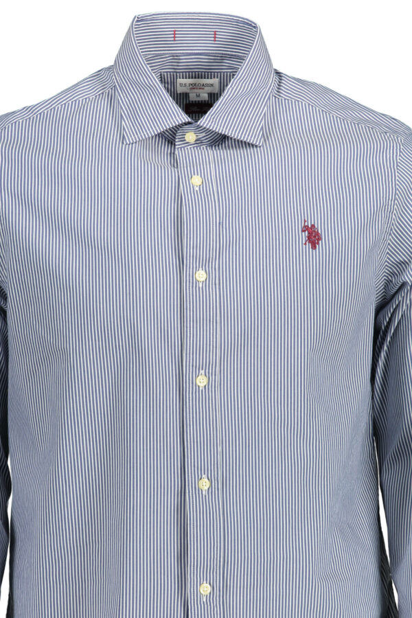 US POLO SHIRT LONG SLEEVE MEN BLUE - Image 2