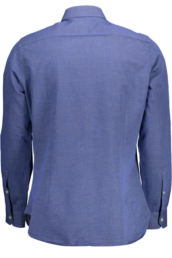 US POLO SHIRT LONG SLEEVE MEN BLUE - Image 3