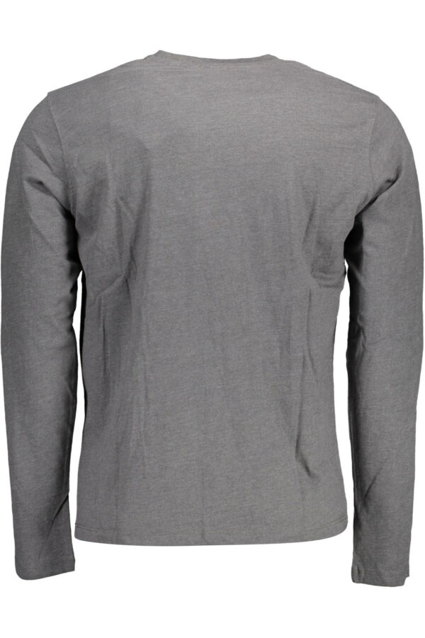 US POLO T-SHIRT LONG SLEEVES MEN GREY - Image 2