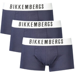 BIKKEMBERGS MEN'S BOXER BLUE BIKKEMBERGS