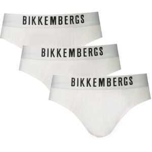 BIKKEMBERGS MEN'S WHITE SLIP BIKKEMBERGS