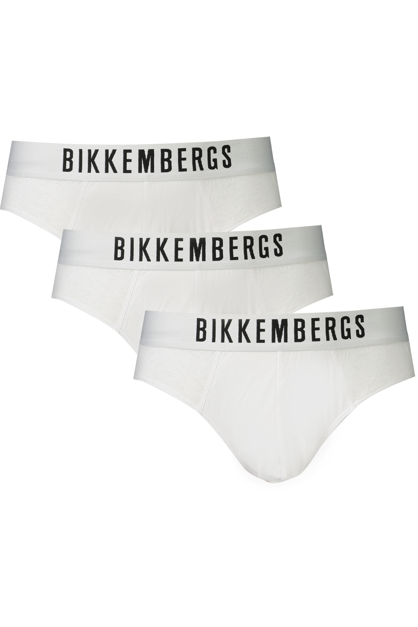 BIKKEMBERGS MEN'S WHITE SLIP BIKKEMBERGS