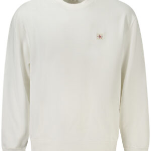 CALVIN KLEIN MEN'S ZIP-UP SWEATSHIRT WHITE CALVIN KLEIN