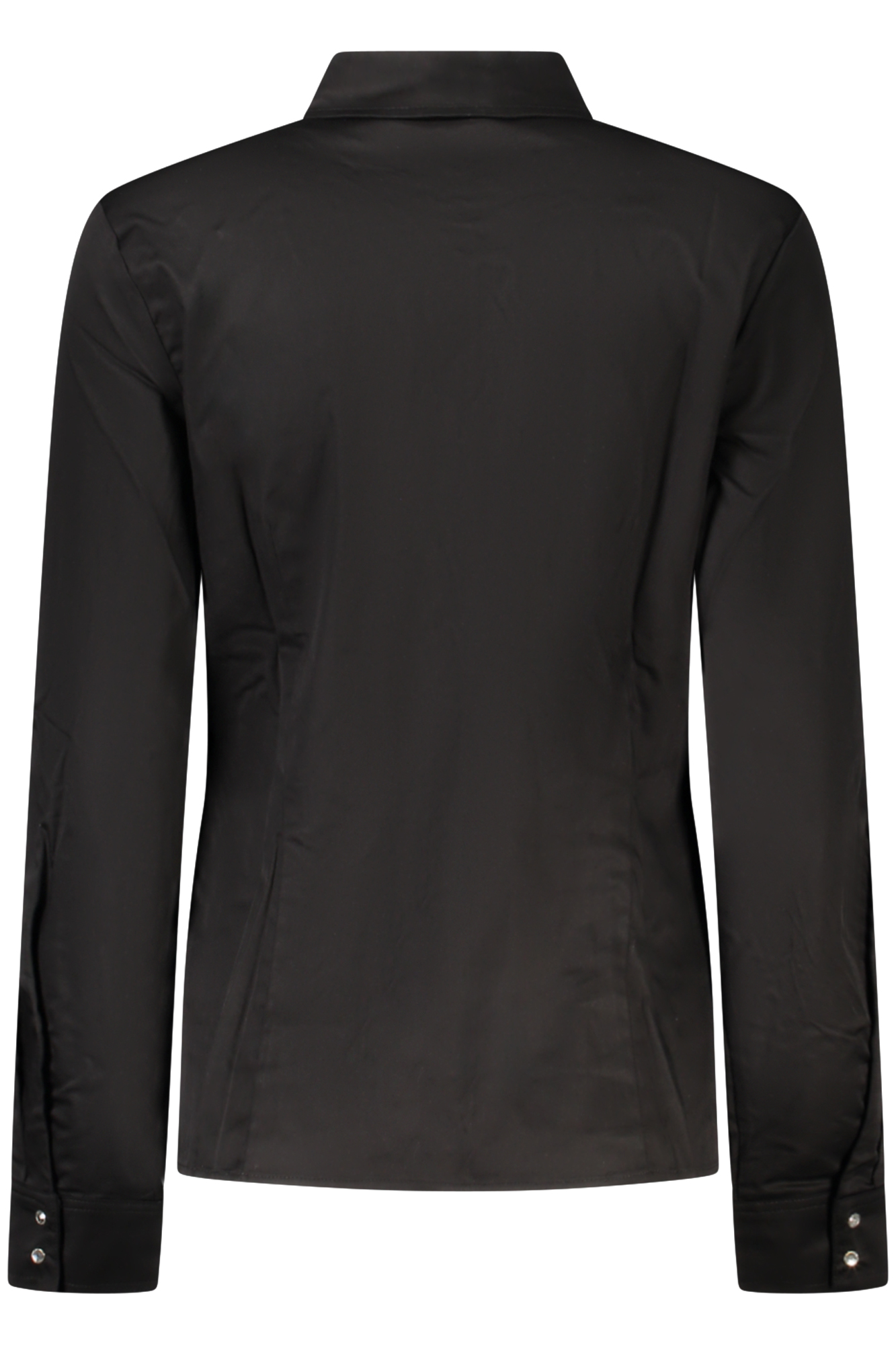 GUESS JEANS LONG SLEEVE SHIRT WOMEN BLACK - Image 2