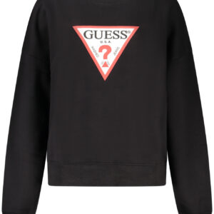 GUESS JEANS SWEATSHIRT WITHOUT ZIP WOMEN BLACK GUESS JEANS