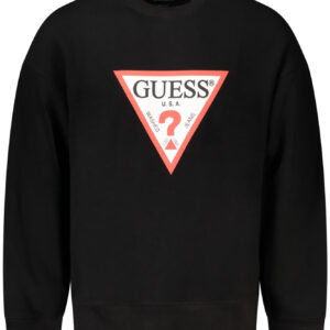 GUESS JEANS SWEATSHIRT WITHOUT ZIP MEN BLACK GUESS JEANS