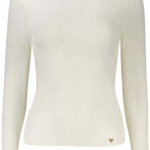 GUESS JEANS WOMEN'S WHITE SWEATER GUESS JEANS