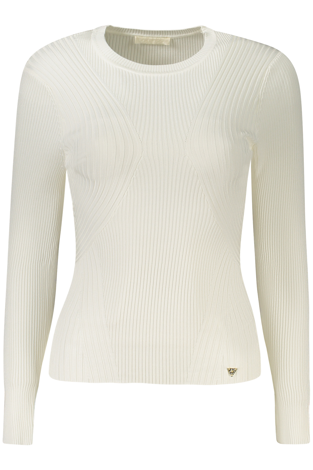 GUESS JEANS WOMEN'S WHITE SWEATER GUESS JEANS