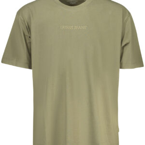 GUESS JEANS SHORT SLEEVE T-SHIRT MEN GREEN GUESS JEANS