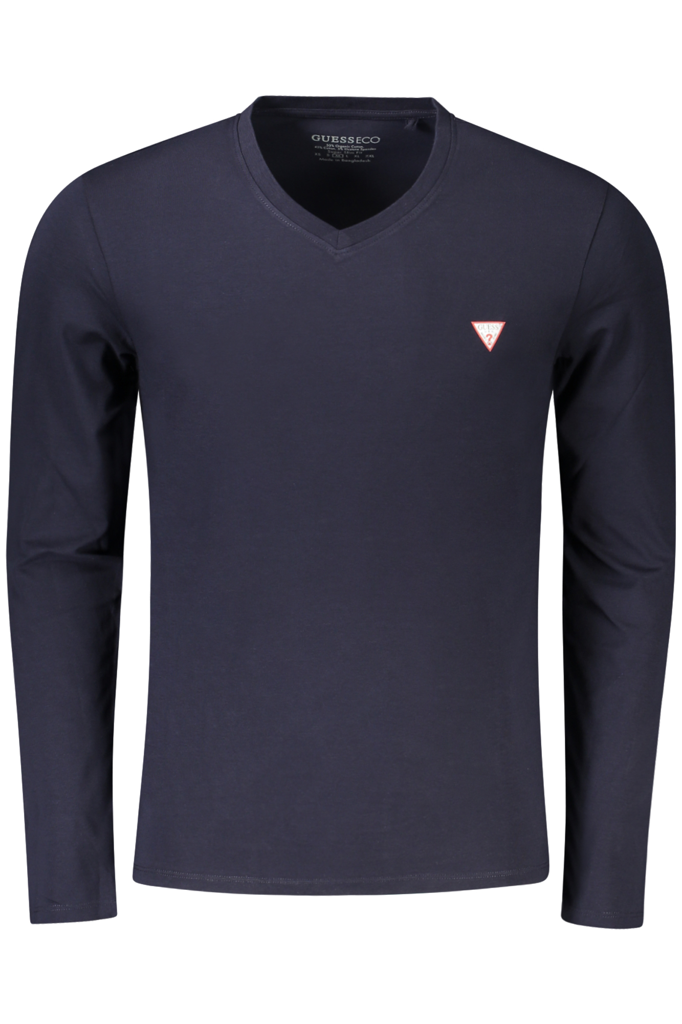 GUESS JEANS LONG SLEEVE T-SHIRT MEN BLUE GUESS JEANS
