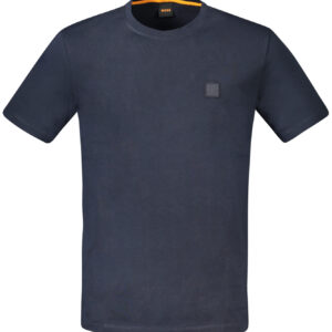 HUGO BOSS MEN'S SHORT SLEEVE T-SHIRT BLUE BOSS