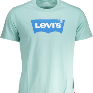 LEVI'S LIGHT BLUE MAN SHORT SLEEVE T-SHIRT