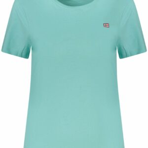 NORWAY 1963 WOMEN'S SHORT SLEEVE T-SHIRT BLUE NORWAY 1963