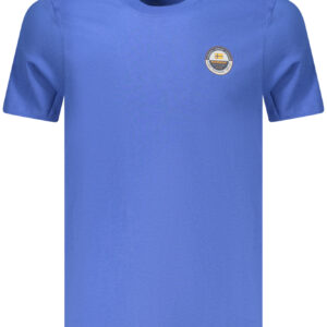 NORWAY 1963 MEN'S SHORT SLEEVE T-SHIRT BLUE NORWAY 1963