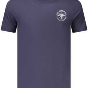 NORWAY 1963 MEN'S SHORT SLEEVE T-SHIRT BLUE NORWAY 1963