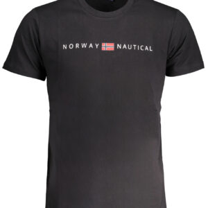 NORWAY 1963 MEN'S SHORT SLEEVE T-SHIRT BLACK NORWAY 1963