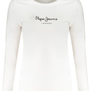 PEPE JEANS WOMEN'S LONG SLEEVE T-SHIRT WHITE PEPE JEANS
