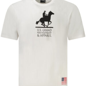 US GRAND MEN'S SHORT-SLEEVE T-SHIRT WHITE U.S. GRAND