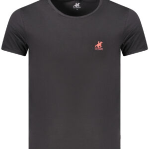 US GRAND MEN'S BLACK SHORT-SLEEVE T-SHIRT U.S. GRAND