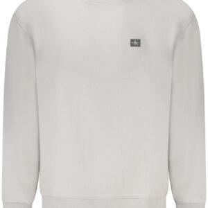 CALVIN KLEIN MEN'S ZIP-UP SWEATSHIRT GREY CALVIN KLEIN