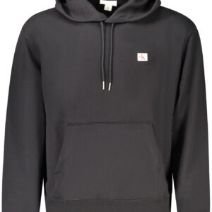 CALVIN KLEIN MEN'S BLACK ZIP-UP SWEATSHIRT CALVIN KLEIN