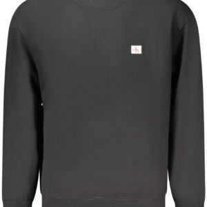 CALVIN KLEIN MEN'S BLACK ZIP-UP SWEATSHIRT CALVIN KLEIN