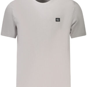 CALVIN KLEIN MEN'S SHORT SLEEVE T-SHIRT GREY CALVIN KLEIN