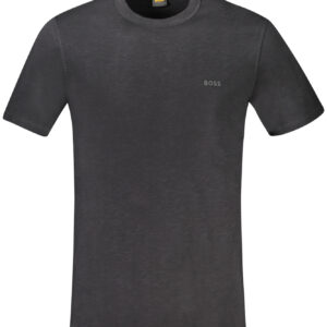 HUGO BOSS MEN'S SHORT SLEEVE T-SHIRT BLACK BOSS