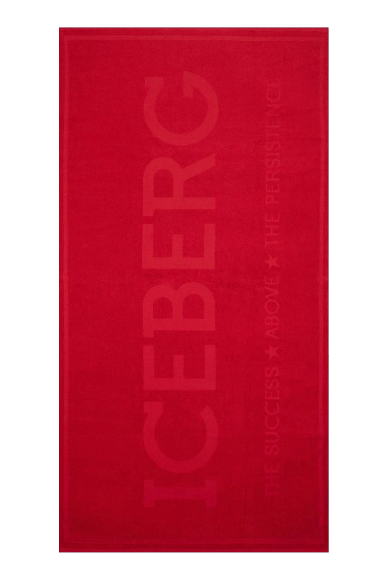 ICEBERG MEN'S RED BEACH TOWEL ICEBERG