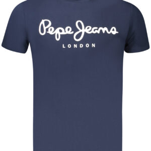 PEPE JEANS MEN'S SHORT SLEEVE T-SHIRT BLUE PEPE JEANS