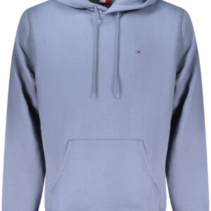 TOMMY HILFIGER MEN'S BLUE ZIP-UP SWEATSHIRT TOMMY HILFIGER