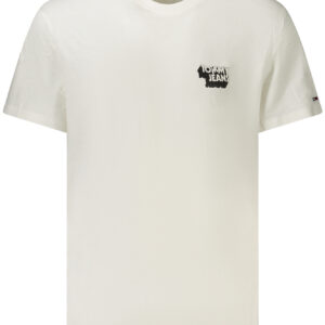 TOMMY HILFIGER MEN'S SHORT-SLEEVE T-SHIRT WHITE TOMMY HILFIGER