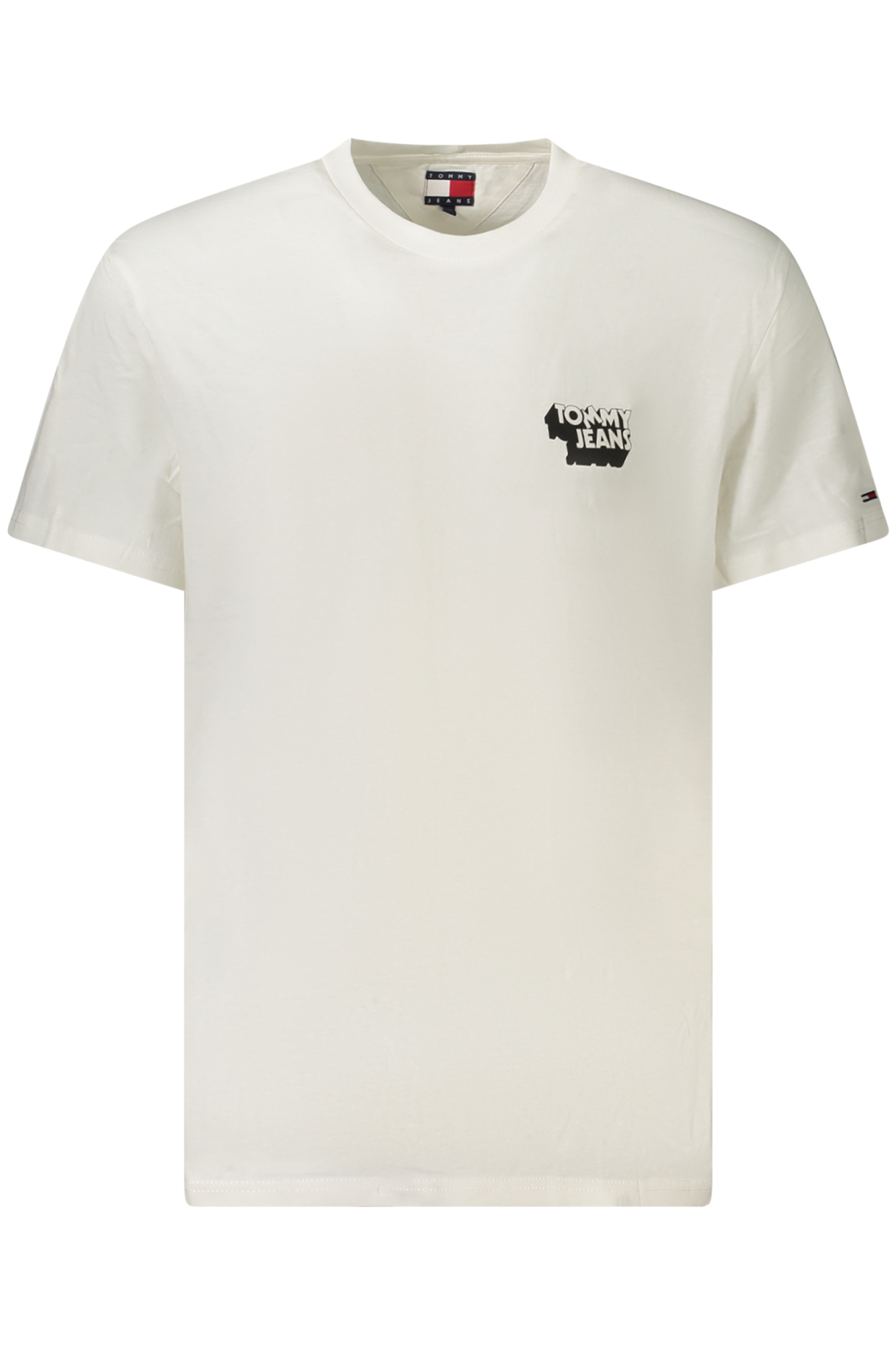 TOMMY HILFIGER MEN'S SHORT-SLEEVE T-SHIRT WHITE TOMMY HILFIGER