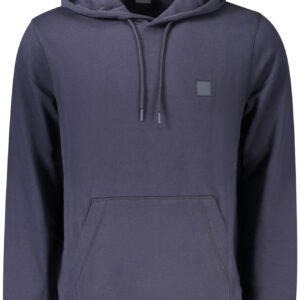 BOSS MEN'S BLUE ZIP-UP SWEATSHIRT BOSS