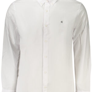 CALVIN KLEIN MEN'S LONG-SLEEVED SHIRT WHITE CALVIN KLEIN