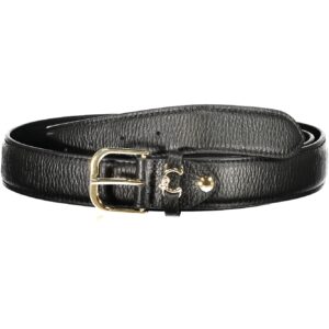 COCCINELLE WOMEN'S BLACK LEATHER BELT COCCINELLE