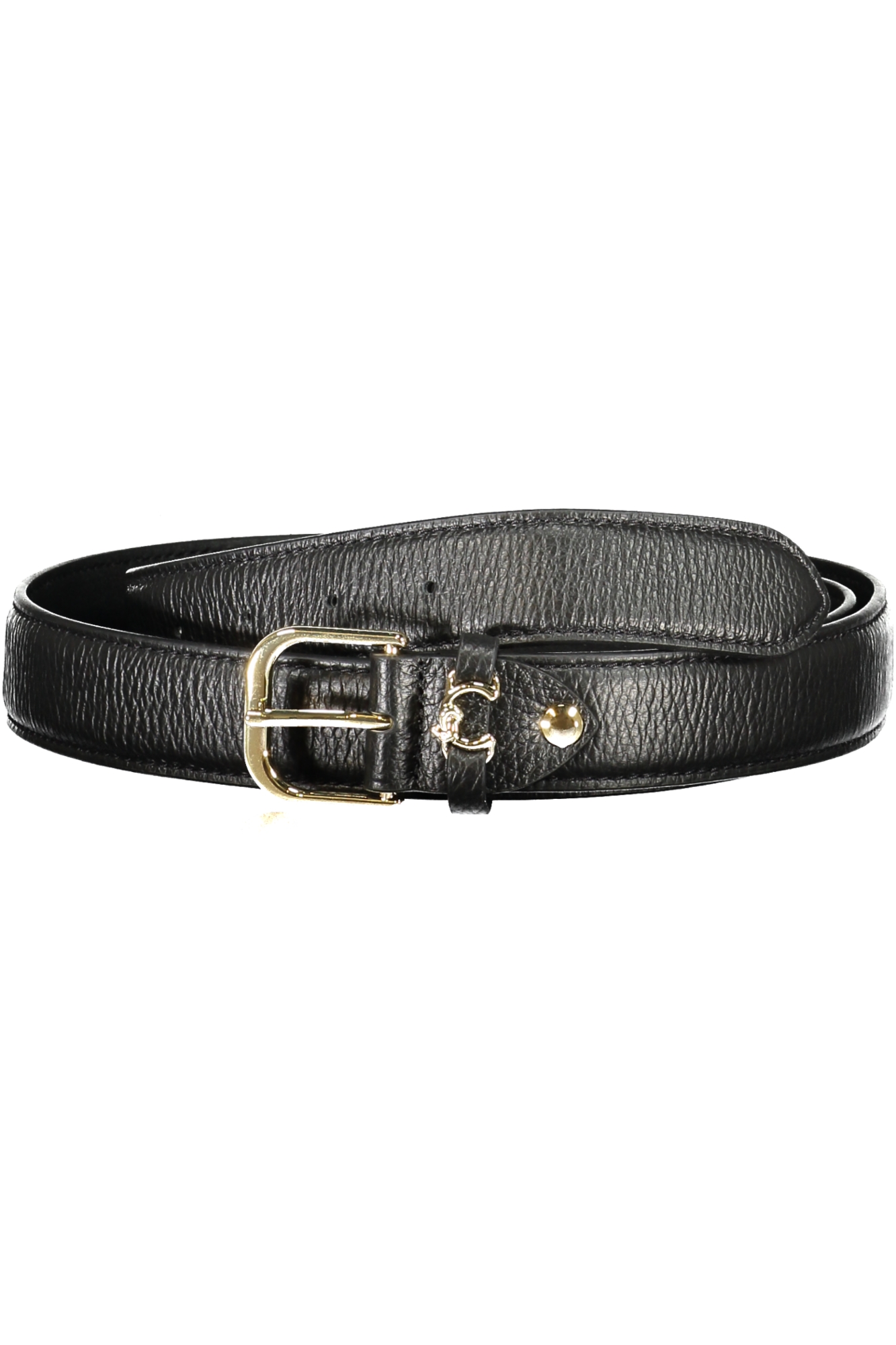 COCCINELLE WOMEN'S BLACK LEATHER BELT COCCINELLE