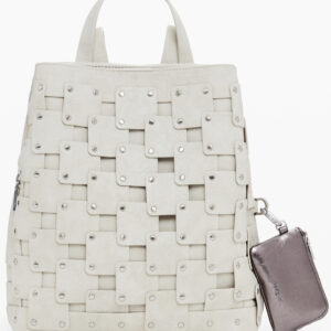 DESIGUAL WOMEN'S BEIGE BACKPACK DESIGUAL