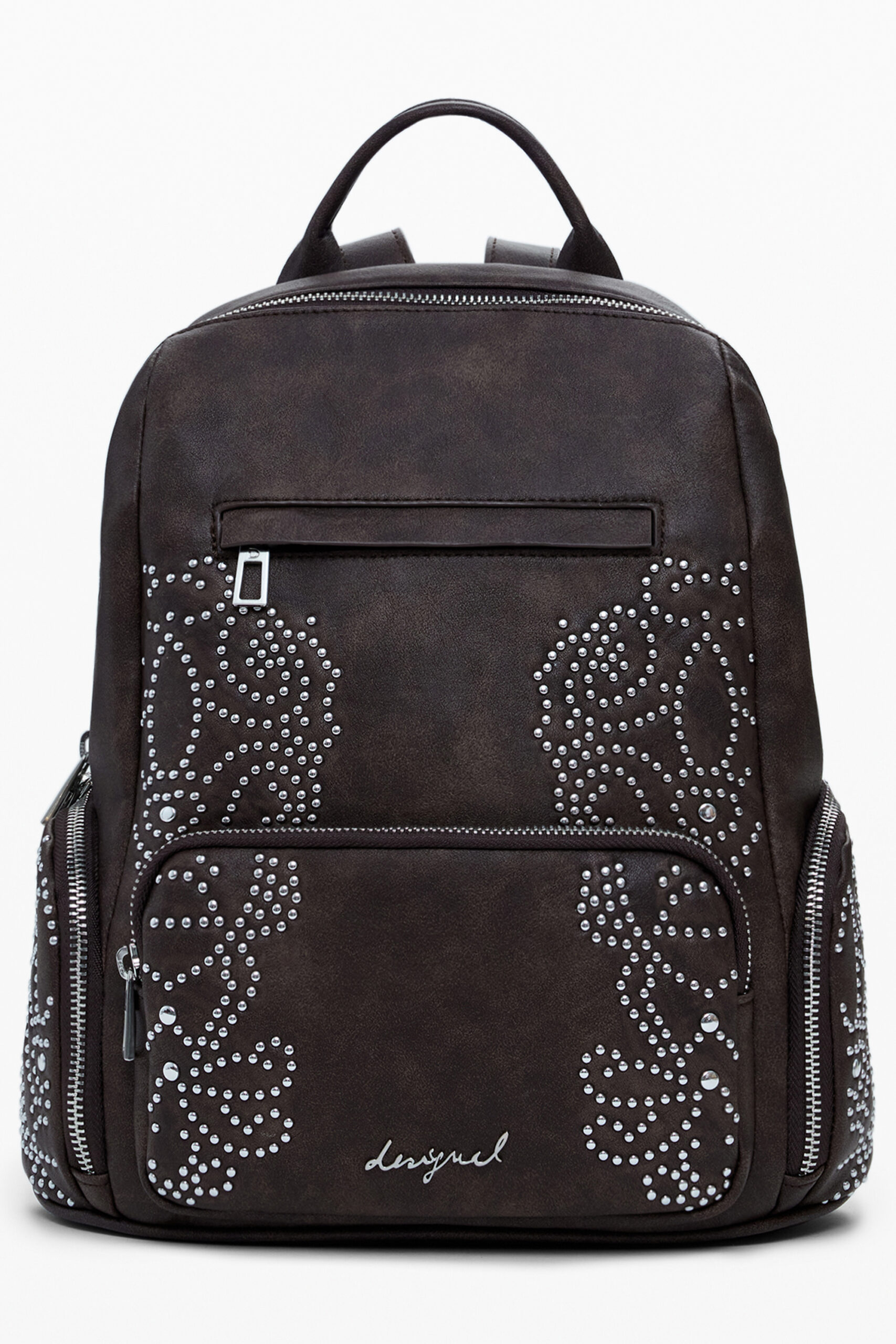 DESIGUAL WOMEN'S BROWN BACKPACK DESIGUAL