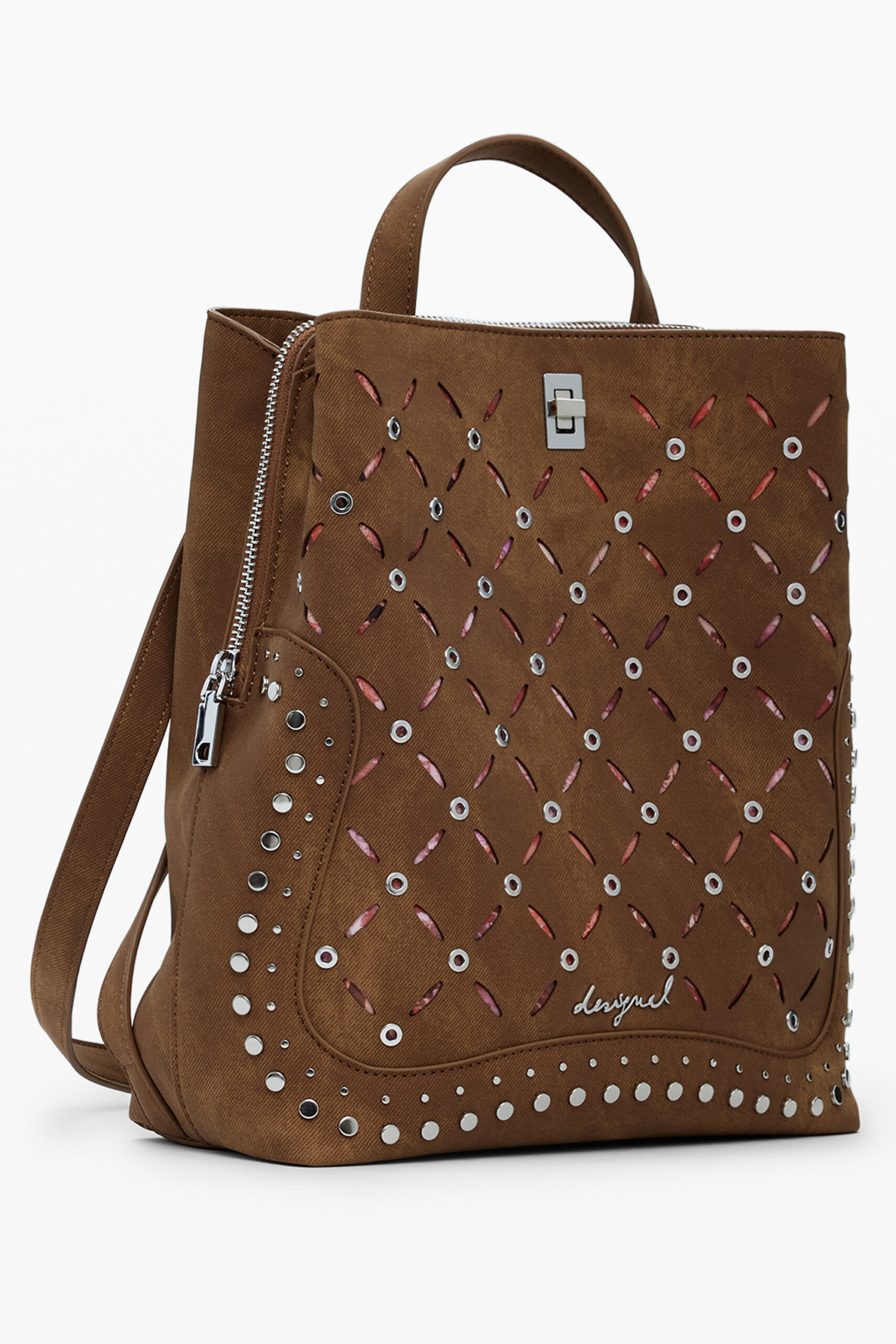 DESIGUAL WOMEN'S BROWN BACKPACK - Image 2