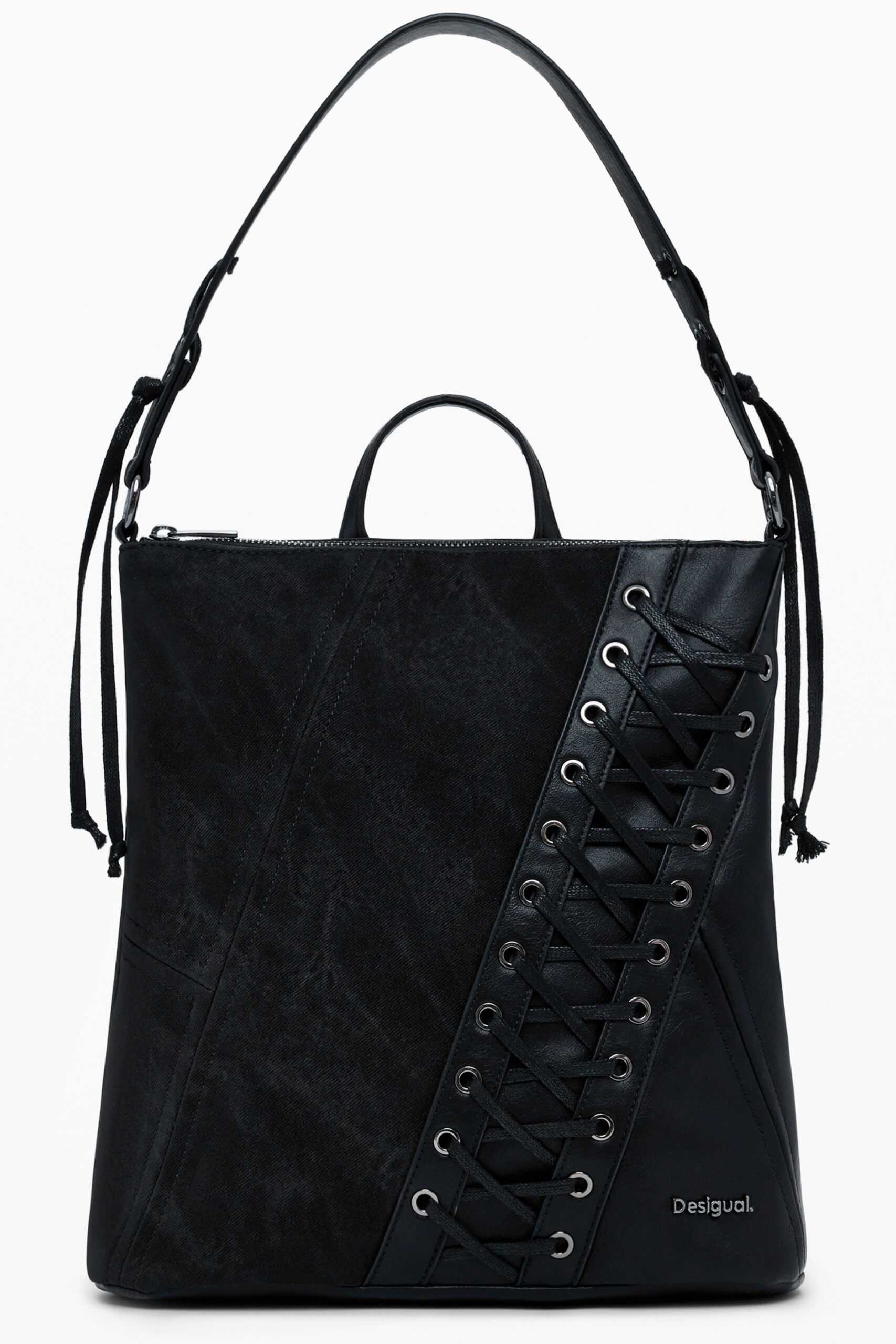 DESIGUAL WOMEN'S BLACK BACKPACK DESIGUAL