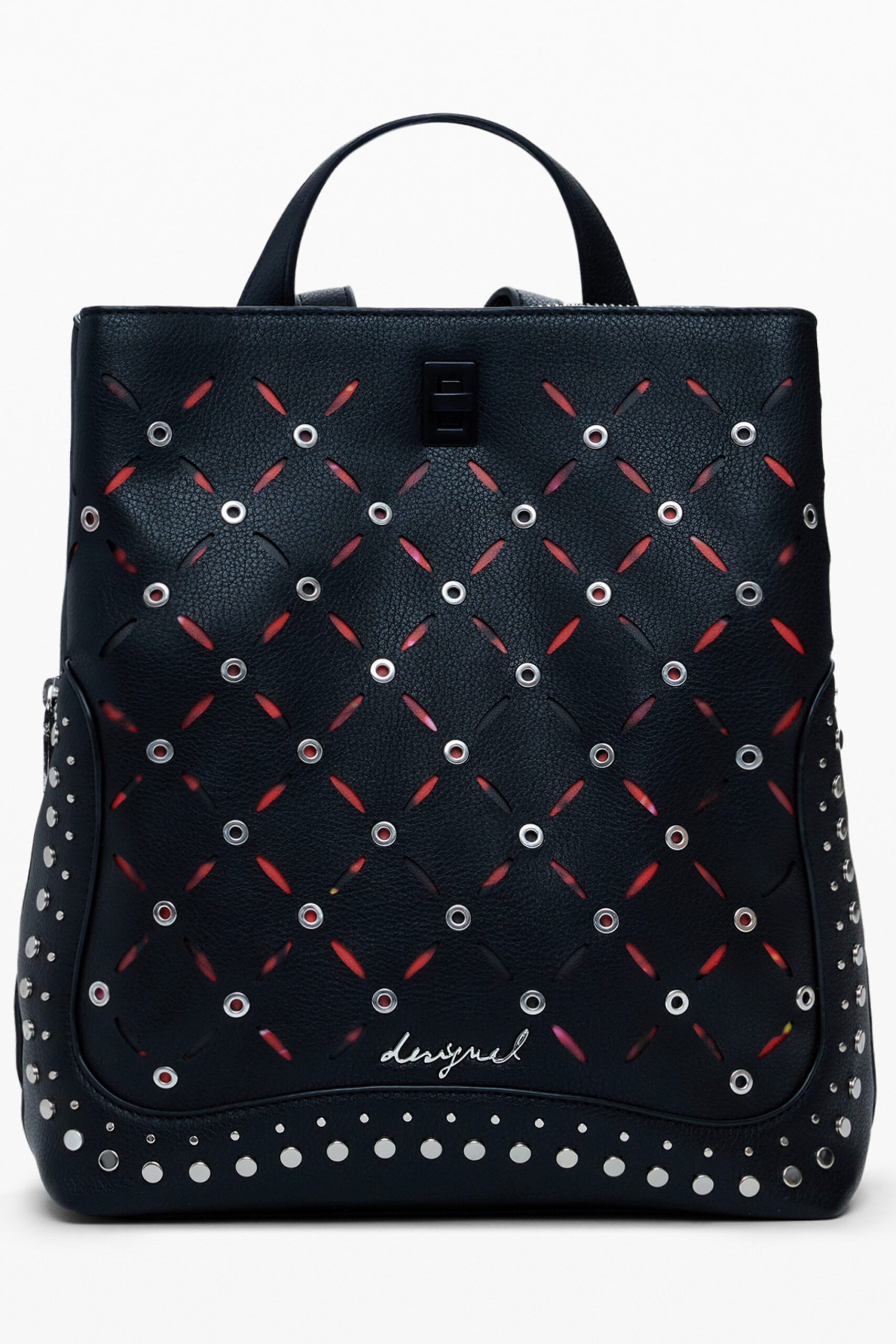 DESIGUAL WOMEN'S BLACK BACKPACK DESIGUAL
