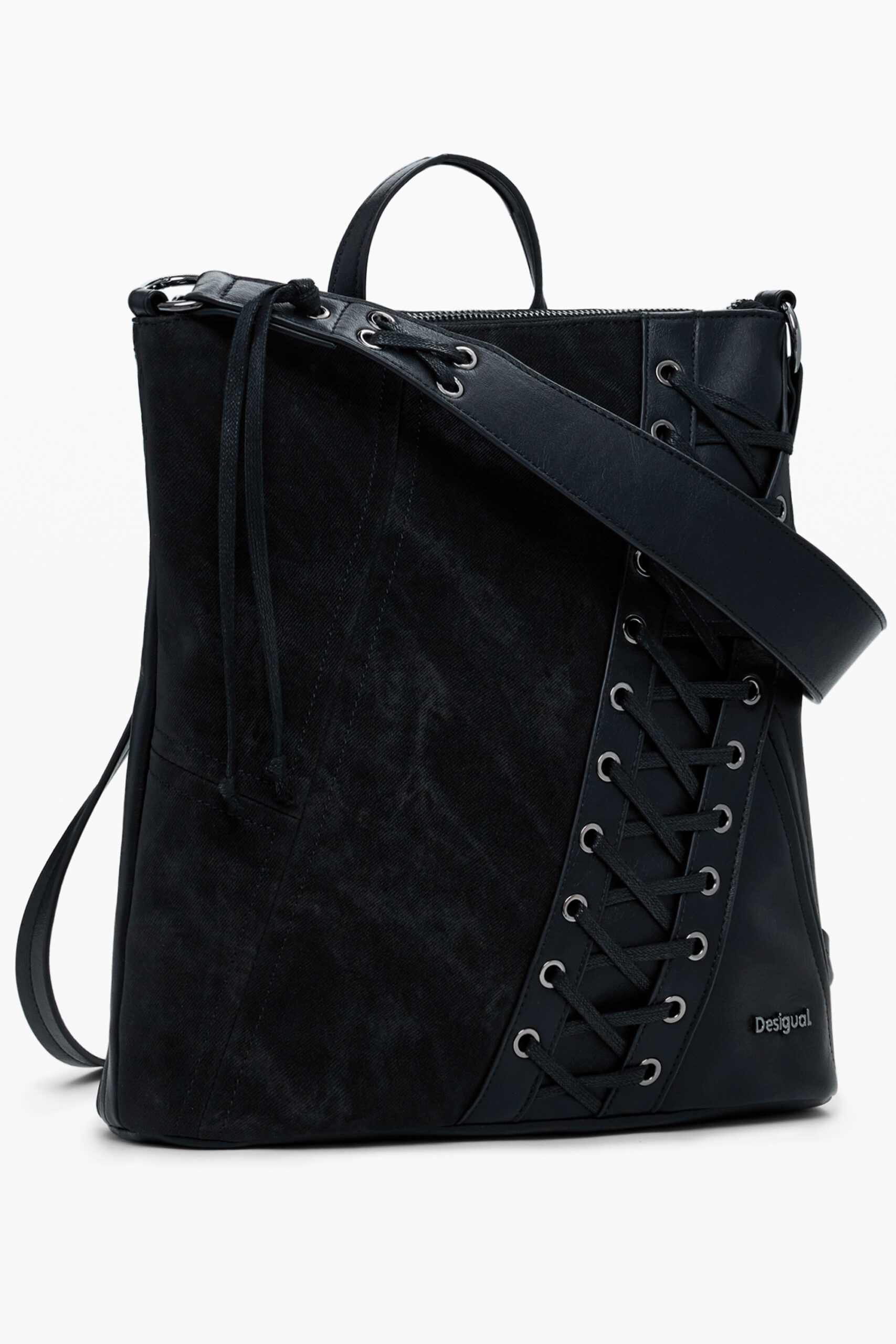 DESIGUAL WOMEN'S BLACK BACKPACK - Image 2