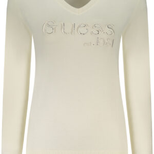 GUESS JEANS WOMEN'S WHITE SWEATER GUESS JEANS
