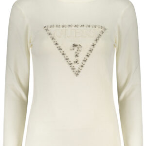 GUESS JEANS WOMEN'S WHITE SWEATER GUESS JEANS