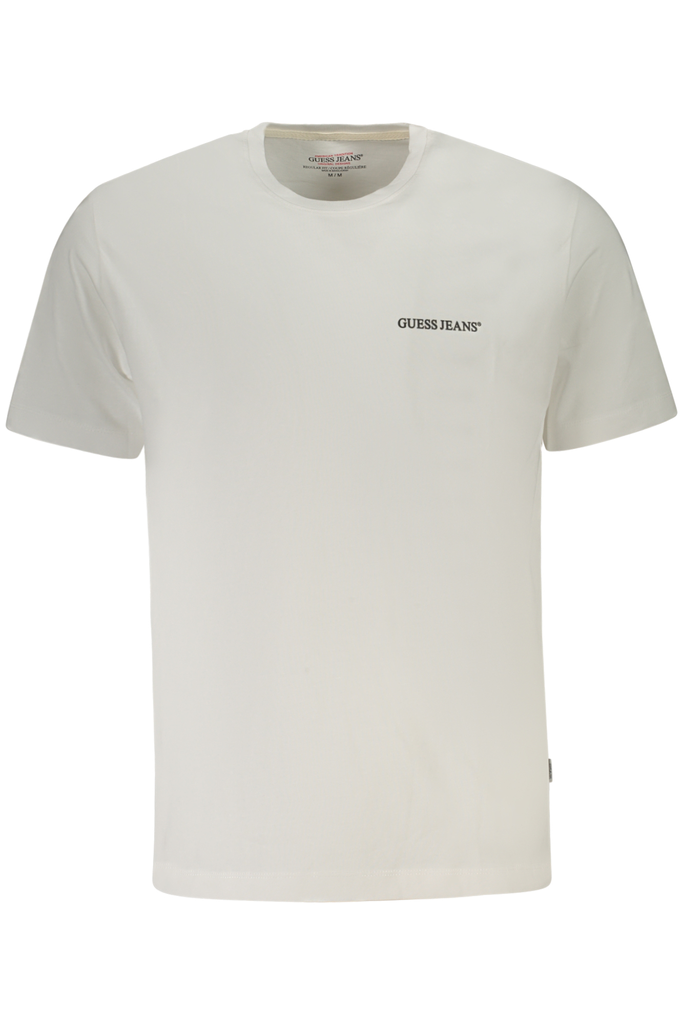 GUESS JEANS MEN'S SHORT-SLEEVED T-SHIRT WHITE GUESS JEANS